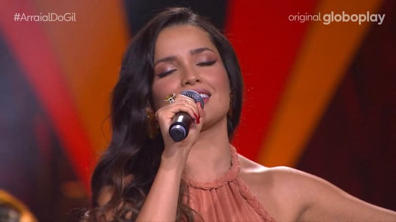 Juliette na live de Gilberto Gil