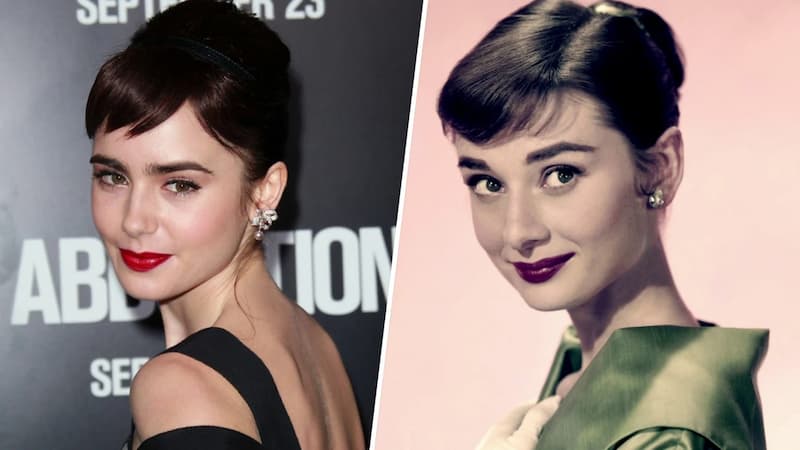 Lily Collins interpretará Audrey Hepburn