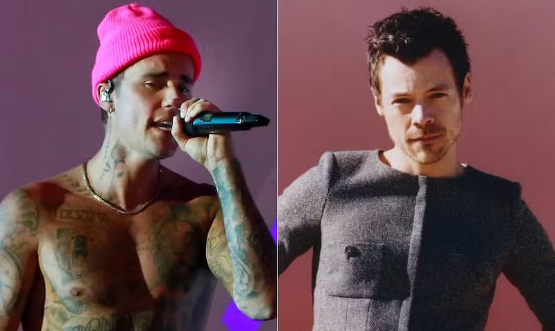 Justin Bieber e Harry Styles