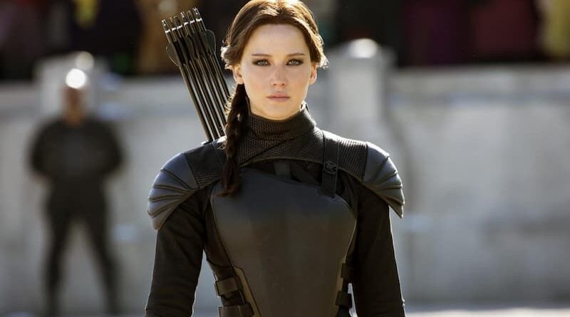 Jennifer Lawrence em Jogos Vorazes