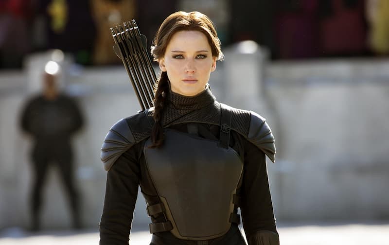 Jennifer Lawrence em Jogos Vorazes